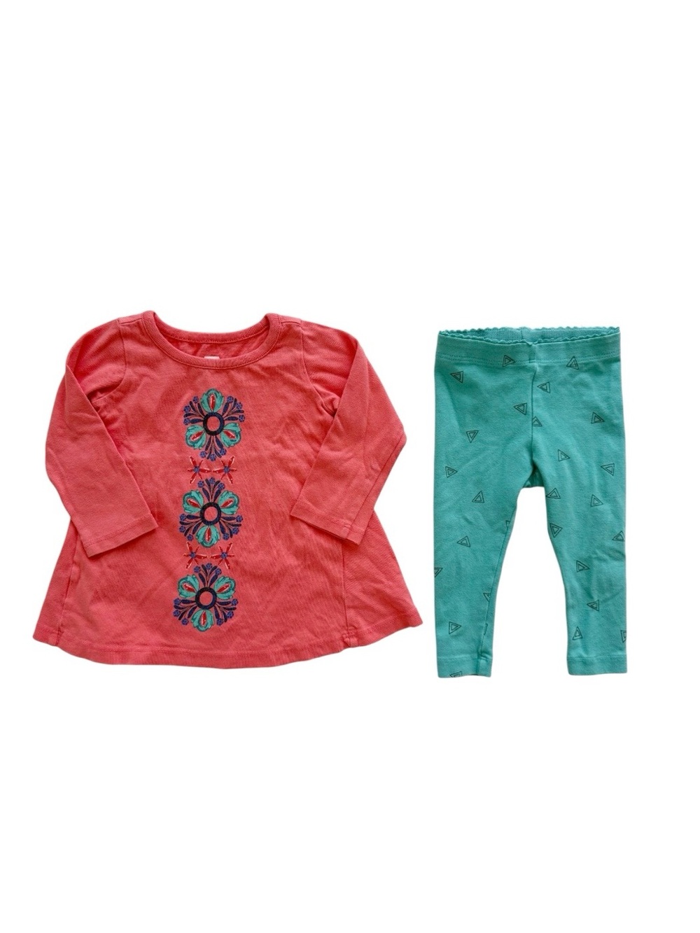 Tea Collection Tunic and Leggings Set size 3-6M